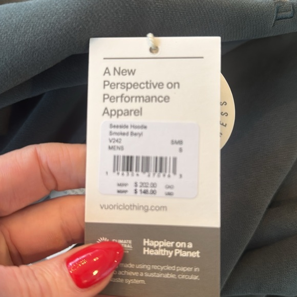 Seaside Hoodie in Smoked Beryl (NWT) - Picture 5 of 6